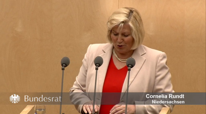 Cornelia Rundt, niedersächsische Sozialministerin, zur Pflegereform